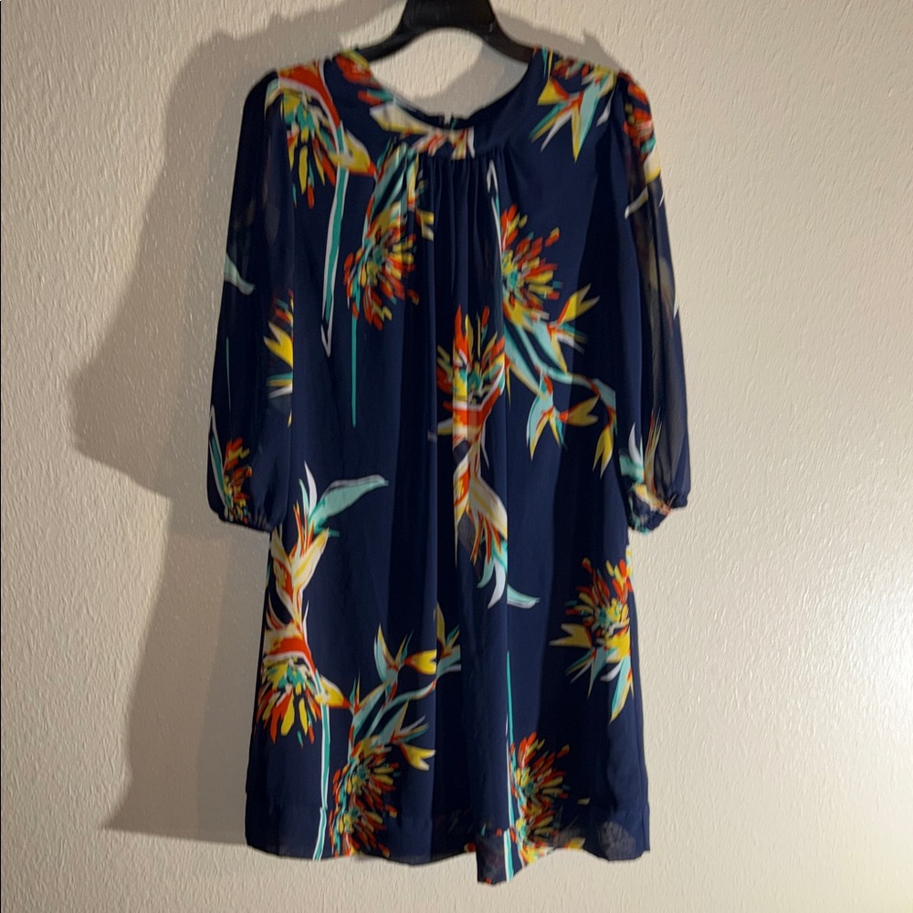 Floral Navy Dress